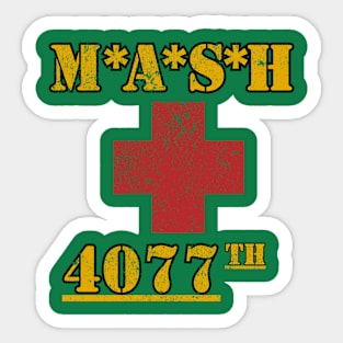 mash 4077 textured vintage Sticker